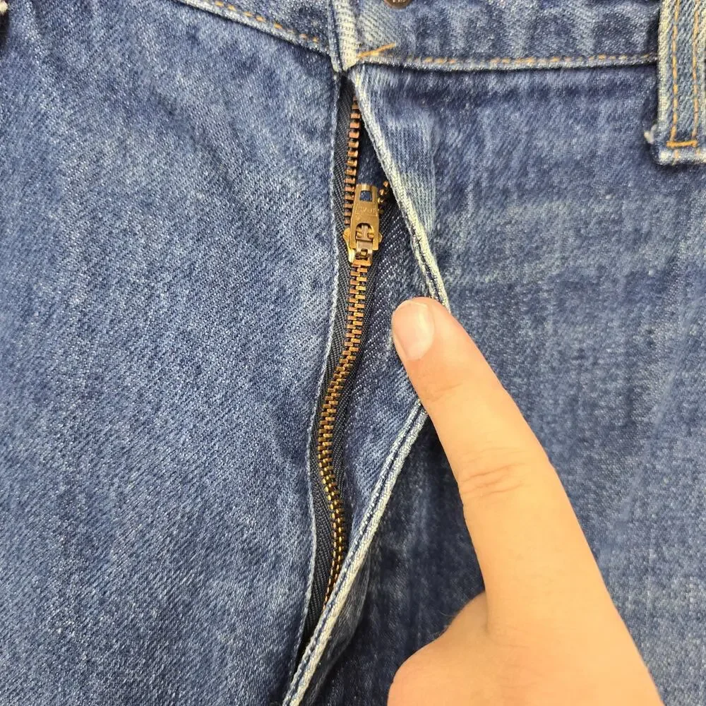 Vintage 80s Levis 557 Jeans Mens 30x36 (Fits 29x29) Blue Cowboy Western USA Made